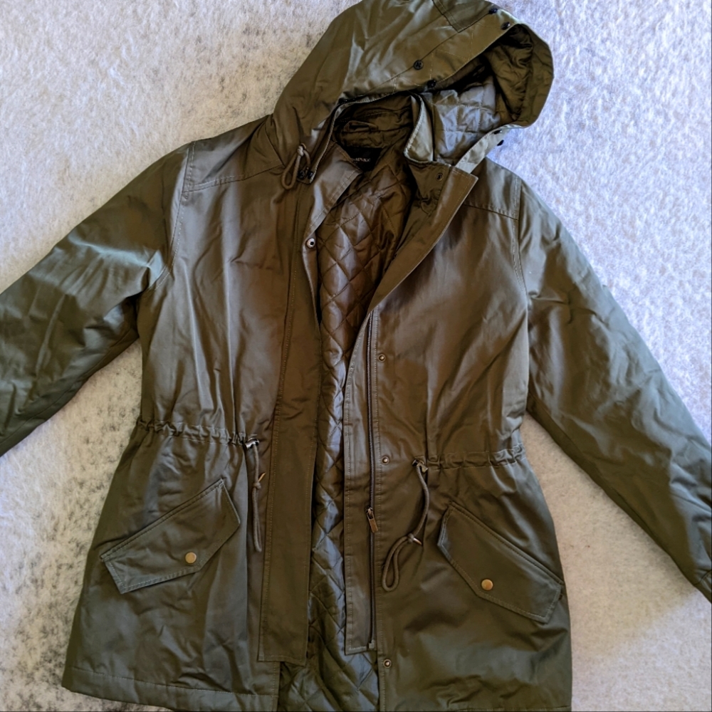 Banana Republic Coat in Olive Green